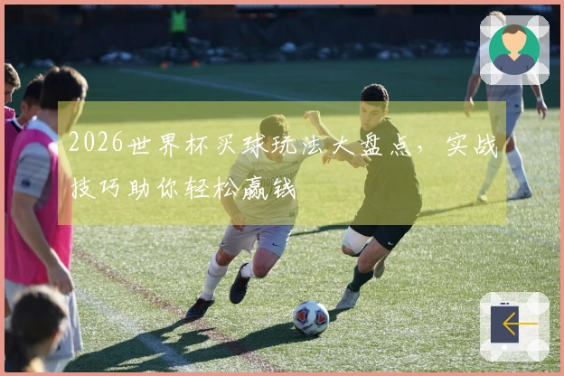 2026世界杯买球玩法大盘点，实战技巧助你轻松赢钱